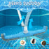 20" 2 1 1-1/4" 1-1/2" TidyMister in Pool Brush Vacuum Head with Swivel Hose Connection & Sturdy Nylon Bristles