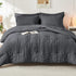Sets 7 Set HYMOKEGE Full Size Comforter Seersucker Pieces, All Season Luxury Bed in a Bag for Bedroom, Bedding