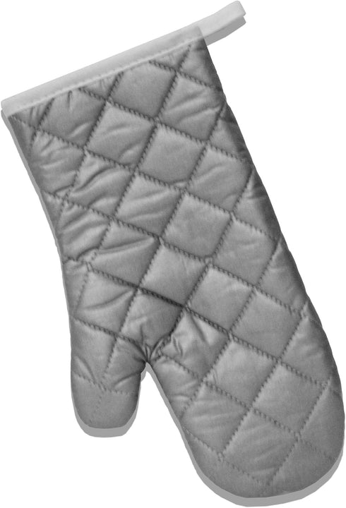 TooLoud Printed Fabric Oven Mitt - My Mother Comes Out White