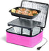 HotLogic Mini Portable Electric Lunch Box Food Heater - Pink - Innovative Food Warmer for Adults Car/Home
