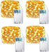 Joomer LED Fairy Lights Battery Operated, 4 Pack Each 16FT 50 LED Cuttable