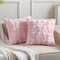 Mixweer Pink Bow Pillow Covers Set of 2 Preppy Room Decor Coquette