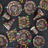 80 Pack Let's Fiesta Party Plates - 7 inch Decorative Dinnerware for Special Occasions (Black)
