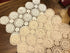 Beige Handmade Crochet Cotton Table Cloth, Lace Doilies Square Tablecloths, 24 Inches