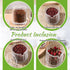 6 (8 oz,Clear) Tioncy Pcs Ice Cream Bar Supplies Sugar Bowls with Lid and Spoon Acrylic Candy Dispenser Party Bar Hot