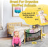 Stuffed Animal Storage Net for Kids, 2 Pack Bedside Toy Organizer Net - Elastic Bedside Storage Net with Tether,