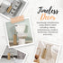 Set, Sets Autumn Alley Antique Gold Toilet Brush and Holder Standing Toilet Brush for Modern Bathroom Decor, Soft Gold