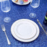 Hahuho 50x50 inch Royal Blue Square Sequin Tablecloth, Glitter Tablecloth for Bridal Shower, Birthday, Wedding, Dessert