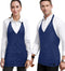 Under NY Sky V Neck Short Apron - Unisex Bib, Tuxedo Style