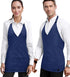 Under NY Sky V Neck Short Apron - Unisex Bib, Tuxedo Style