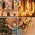 2 50 Count Meteds Christmas Lights PCS Clear Mini Lights White Wire UL Certified Connectable Warm White String Lights