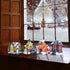 Sets-Christmas Christmas Village Decorations,LED Lighted Christmas Village Houses with Figurines, Christmas Village