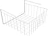 White Wire Under-Shelf Storage Basket, 11-Inch for Kitchen, Pantry, and Closet Organization