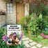 Welcome To Our Coop Chicken Garden Flag, 12x18 Inch Double Sided Rustic Rooster Yard Flag