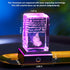 3D Crystal Butterfly Inspirational Gift with Color Changing LED Base, Inspiring Plaque, Birthday and Graduation Gifts