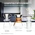 OVALWARE Paperless Stainless Steel Pour Over Coffee Filter - Reusable Coffee Cone Dripper for Chemex, Hario, and More