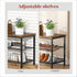 3-Tier accommodate 10-12 Shoe Rack for Entryway, Metal Shoe Rack with Storage Shelves and Spacious Top, Adjustable, It