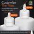 7-Pack Plastic Squeeze Bottles for Sauces, 16oz, BPA Free, with Cap