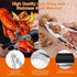 8Pcs Nut Crackers, Multi-Purpose Stainless Steel Seafood Pecan Cracker, Non-slip Handle Walnut Cracking Tools (Black)