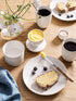 Counter Set 1, LE TAUCI Butter Crock, Butter Dish with Lid, Butter Container for with Water Line, Embossed French