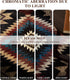4x6,Machine YIHOUSE Rustic Cabin Area Rug Washable Lodge Bear Rug,Non-Slip Low Pile Print Pattern Western Aztec Rug
