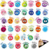 40 Pcs Face Emotional Feelings Funny Refrigerator Magnets, Cute Round Decorative Mood Magnets for Kitchen