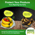 30-Pack Reusable Produce Bags for Refrigerator, Keeps Fruits, Vegetables & Herbs Fresh Longer