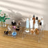 6pcs, 7.5''x8''x8.5''x9''x9.5''x10'' Sezanrpt Acrylic Display Risers Clear Rectangular Display Organizer Stands