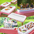 Pack of 2 Inflatable Cooler Serving Bar, Salad Ice Tray for Food Drinks, BBQ Picnic Pool Party Supplies