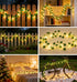 2m, 20 Guirlande lumineuse avec feuilles, chane lumineuse de lierre Artificial Green Leaf Ivy Vine with LED Light