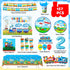 Generic 16 Set Chugga Chugga Two Two Party Decorations, Guests Train Party Tableware Decorations Including