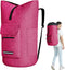 Extra Large 115L Laundry Bag Backpack with Shoulder Straps, Heavy Duty Travel Laundry Bag