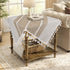 Boho Small Tablecltoh Square 24 x 24 inch, Spring Summer Cotton Linen