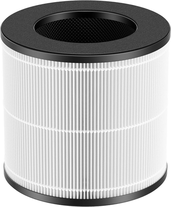 Replacement Filter for Purivortex AC300 Air Purifier, 3-in-1 True HEPA High-Efficiency Activated Carbon