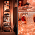 66ft 200 8 Fairy Lights LED USB Twinkle String Lights Plug in Silver Wire Lights with Remote and Timer Modes Outdoor