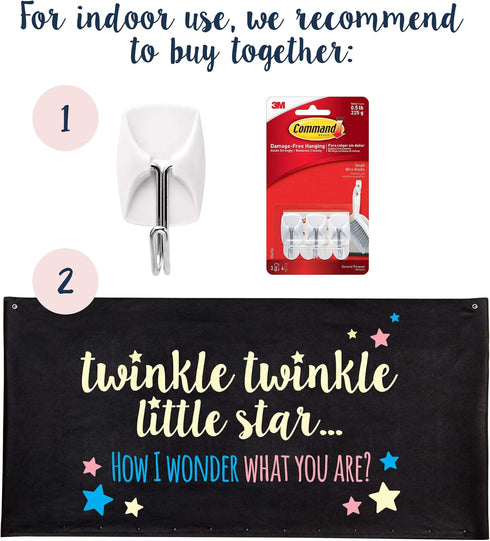 Gender Reveal Balloon Drop Bag, Twinkle, Twinkle Little Star