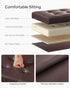 12.2 16.1 12.2 Inches, 286 lb ULSF100K02 SONGMICS Small Folding Storage Ottoman, Foot Rest Stool, Cube Footrest