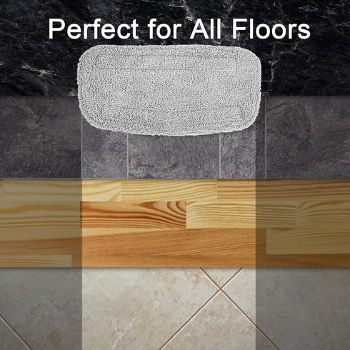 2 Packs Steam Mop Cloth, Fits Steam Mop GF-6610, Washable Reusable Microfiber Replacement Pads