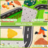 Mfmiudole 59"39.4" Kids Rug Play Mat for Toy Cars, Construction Site Road Traffic for Playroom Kids City Engineering