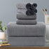 8-Piece Gray Bath Towels Set,2 Oversized Large Bath Towels Sheet,2 Hand Towels