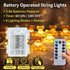8.5ft 20LED JASHIKA Teddy Bear String Lights Bear Fairy Decorative Lights Kids Party Suppliers Battery Operated Novelty
