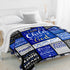 Sruemiul 60"x80" Christian Gifts for Men - Baptism Gifts for Boys & Men - Bible Verse Christian Blanket - Inspirational