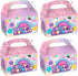 Terasilian Cartoon Cat Party Candy Bags 16pcs Dollhouse Theme Goodie Gift Boxes for
