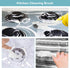 8 Pcs Dish Brush Bottle Bathroom Scrub Brushes, Kitchen Cleaning Brush for Right Angle Sink Household Pot Pan Edge