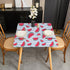 Summer 48x48 Inch Outdoor Square Fitted Tablecloth Stretchy Washable Fabric Coffee Table Cloth Non Slip Folding Card