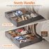 8 4.3 Inches 2 Pack Lifewit Under Bed Shoe Storage Organizer Fits Pair Sneakers, Tall Sturdy Structure Ultra Thick