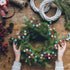 20 7.8 Inch DIYASY Artificial Berry Stems, Pcs Berry Stems Artificial Branches Xmas Tree Filler Holiday Wreath Garland