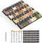 SpaceAid Spice Drawer Organizer with 32 Spice Jars, 386 Spice Labels, 4
