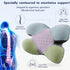 Lumbar Support Pillow for Office Chair, Memory Foam Back Cushion with 3D Mesh Cover for Lower Back Pain Relief