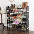 Everyday Home 6-Tier Closet, 24 Stackable Shoe Rack Shoe Organizer for Bathroom, Entryway Footwear Shelf Holds Pair